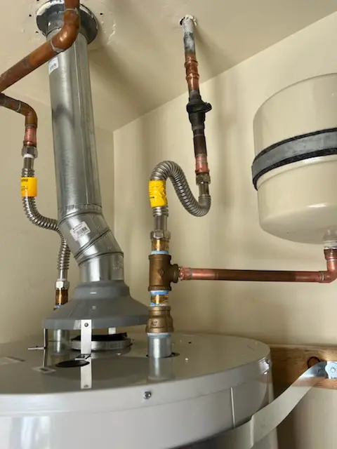 Water heater installation and plumbing repair in Stormfield